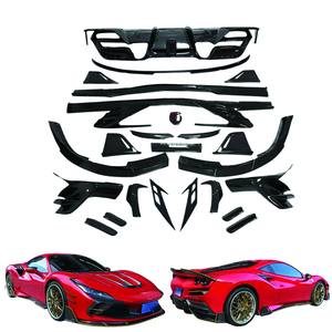 Kit de Carrocería Pequeño Estilo M de Fibra de Carbono Seca para <span class=keywords><strong>Ferrari</strong></span> F8, Piezas de Modificación Exterior - Product Image 1