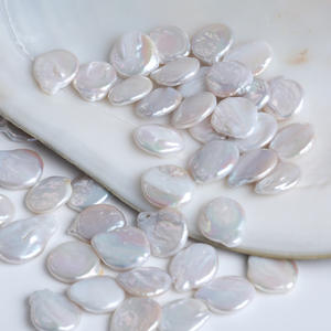 Perles d'eau douce baroques naturelles de 17 à 19 mm, bouton de perle, queue de perle, perles blanches en vrac pour accessoires de bijoux DIY - Product Image 5