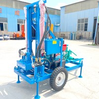 Foreuse de puits d'eau 200m, longue durée de vie, machine de forage d'eau, forage de puits profonds, livraison rapide directe usine