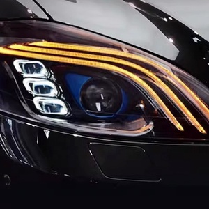 2006-2012 W221 Modified <b>Led</b> Lens Daily Water Turn Signal Daytime Running Light 2006-2012 W221 <b>LED</b> <b>Headlight</b> Lens 2006-2012 W221 - Product Image 5