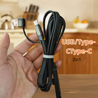 Support de charge rapide 2-en-1 240W pliable et portable avec câble de données multifonctionnel pour téléphone portable et tablette, support de bureau – Nouveau