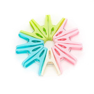 <span class=keywords><strong>Cintre</strong></span> en plastique multicolores et populaires, épingles à linge, grande taille, tendance, vente en gros, pièces - Product Image 2