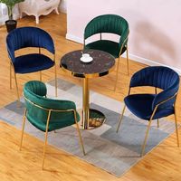Chaise de salle à manger de luxe en métal, style nordique moderne et minimaliste, pour usage domestique, réception, salons de beauté, chaise de coiffeuse, salons de vêtements et salons de manucure