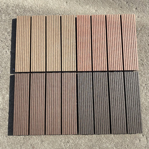 Dalles de <span class=keywords><strong>terrasse</strong></span> en composite WPC imperméables, antidérapantes, à emboîtement, effet <span class=keywords><strong>bois</strong></span> carré, <span class=keywords><strong>pour</strong></span> extérieur, piscine, <span class=keywords><strong>terrasse</strong></span>, bricolage - Product Image 1