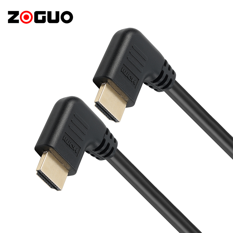 Новый продукт 1 м 2 м 3 м 5 м 10 м V2.0 4K 60 Гц 2160P HDMI-кабель с прямым углом Ethernet 270