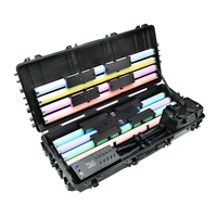 Barra de Luz LED Impermeable RGBW con Batería, Control Remoto Inalámbrico DMX, CRI90, 16 Secciones, IP65, Efecto Encantador para Eventos Profesionales, Audio y Escenarios