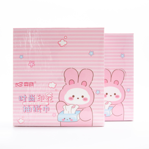 Tecido Facial Personalizado Bonito Cor Dos Desenhos Animados Papel Impresso 3ply Virgem Polpa De Madeira Em Relevo Padrão Adorável Guardanapo Tecido Facial Diário - Product Image 4