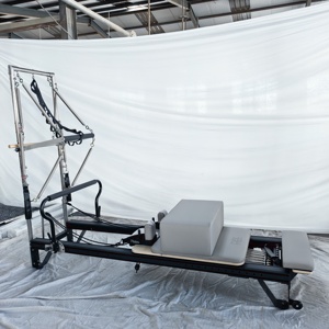 Barre de glisse complète en aluminium pour studio à domicile, yoga, exercices corporels, professionnel, commercial, Pilates Reformer avec demi-tour - Product Image 4