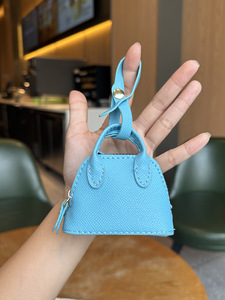 Nouvelle mini-bourse porte-monnaie en cuir PU 2026, colorée et mignonne, avec pendentif porte-clés, écologique et de haute qualité - Product Image 2
