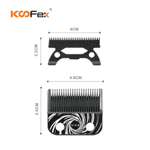 Koofex KF-0039เครื่องเล็มผมไฟฟ้า /usb, ใบมีดโกนหนวดเพชรสีดำ DLC ใบมีดคงที่ - Product Image 4