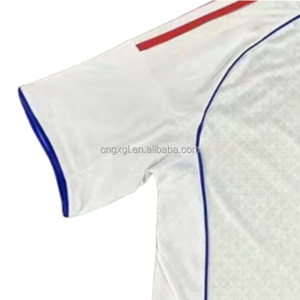 Großhandel New Design Günstiger Preis Hochwertige atmungsaktive Männer Spieler Version Blank Fußball Trikot Kinder Schwarz Orange Fußball Trikot - Product Image 4