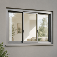 Ventanas Abatibles de Aluminio con Doble Acristalamiento Aislante, Resistentes a Huracanes, con Vidrio Insonorizado