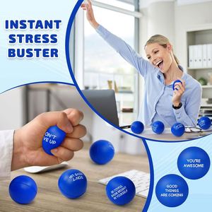 Custom Inspirational Stress Relief Balls Motivational Stress Ball Encouraging Balls <b>Therapy</b> Fidget Relief Toys for Promotion - Product Image 5
