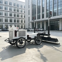 Niveleuse laser à béton autopropulsée de haute précision Paramount Plus avec moteur et engin pour une pose efficace de sols en béton