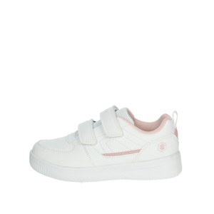 Sneakers Casual basse bianche/rosa SB70411-002 - Product Image 1