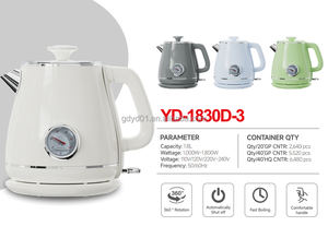 Novo Chaleira Elétrica com Controle de Temperatura, Chaleiras Elétricas de Parede Dupla para Aquecimento Rápido de Água - Product Image 2