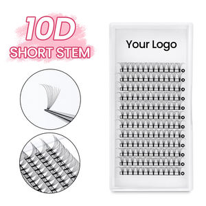 Extensions de Cils en Éventails Pré-faits 6D 8D 10D 12D, Épaisseur 0.05mm 0.07mm, Courbures C D, Tiges Courtes ou Longues, Éventails de Volume Pré-Fabriqués - Product Image 3