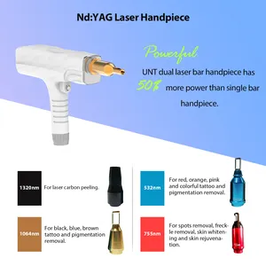 Oem ODM đôi xử lý diodo tẩy lông bằng laser 808nm Diode Laser Nd Yag laser Carbon Máy lột