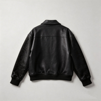 Veste en cuir lavé de Nouvelle-Zélande pour femmes, fermeture éclair YKK, poignets et ourlet côtelés, printemps, automne, hiver, style streetwear décontracté, coupe-vent