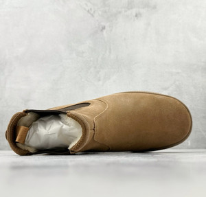 Chaussures de sécurité pour hommes, bottes Chelsea en cuir véritable noir à plateforme en caoutchouc, style britannique de luxe, <span class=keywords><strong>Uggs</strong></span>, chaussures pour hommes, <span class=keywords><strong>Homme</strong></span> 2025 - Product Image 2