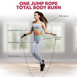 เชือกกระโดดยาว PVC ปรับความเร็วได้ (2.8 ม.) สำหรับการออกกำลังกาย เผาผลาญไขมัน และฝึกความคล่องตัว - Product Image 4