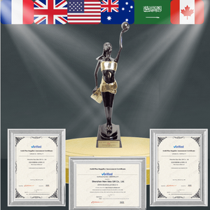 Prix du trophée en métal 3D exclusif Statue personnalisée plaquée or de luxe pour <span class=keywords><strong>le</strong></span> festival du film de Hong Kong Meilleur <span class=keywords><strong>acteur</strong></span>/actrice - Product Image 2