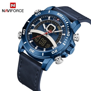 นาฬิกาข้อมือผู้ชาย NAVIFORCE 9181 นาฬิกาสปอร์ต ตั้งปลุก แสดงเวลาสองเขตเวลา นาฬิกาดิจิตอล นาฬิกานับถอยหลังสำหรับผู้ชาย Relogio Masculino - Product Image 5