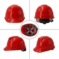Casco de Seguridad Industrial de Fibra de Vidrio con Suspensión de 8 Puntos, Certificado EN397 CE, para Construcción