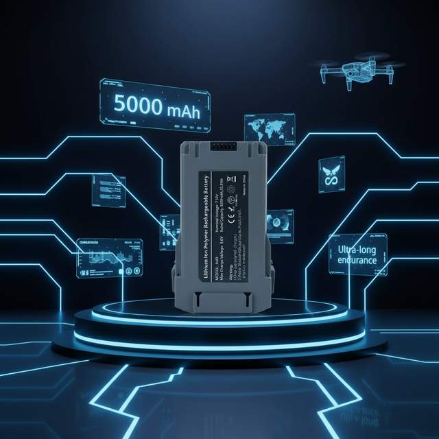 OEM Compatible High Capacity 5000mAh Plastic Battery for Mini 5 Pro Drone with 52 Minutes Flight Time for Official Charger