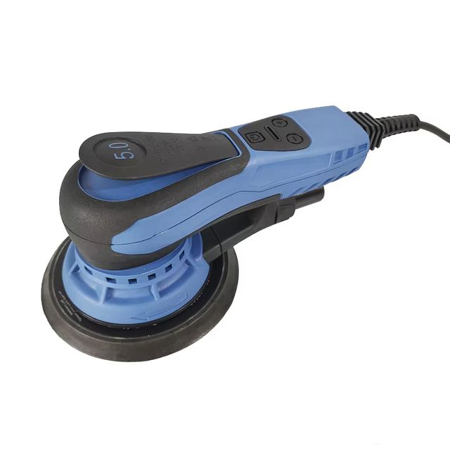 Brushless Electric Random Orbital Sander-220V 400W Variable Speed Low Vibration DIY Woodworking Tool 6-Inch Hook Loop High