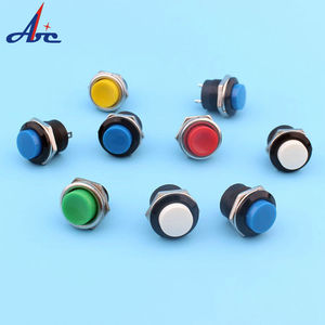 Nút nhấn tạm thời chuyển đổi SPST chuyển đổi vòng chuyển đổi 3A 250VAC SPST 2 Pin OFF-(on) nhựa 16mm nóng bán Chất lượng cao - Product Image 1
