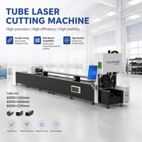 Mesin Pemotong Pipa Laser Serat Logam Industri Otomatis 1500W 2000W 3000W Rel Pemandu Hiwin untuk Baja Tahan Karat AI/LAS