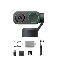 Cámara Web Link2C Pro 4K con Seguimiento por IA, Cancelación de Ruido, Encuadre Automático, Cámara para Videoconferencias para Profesionales