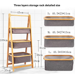 Panier en bambou à double couche personnalisable pour <span class=keywords><strong>la</strong></span> <span class=keywords><strong>maison</strong></span>, <span class=keywords><strong>la</strong></span> salle <span class=keywords><strong>de</strong></span> bain, le grand rangement pliable pour les vêtements, <span class=keywords><strong>la</strong></span> <span class=keywords><strong>literie</strong></span> et les articles divers. - Product Image 6