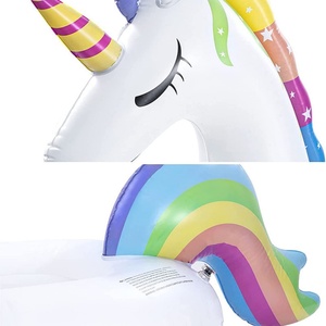 Inflatable Unicorn <b>Pool</b> Float Adult Size, 114 X 47 X 45 Inch Large Blowpipe <b>Pool</b> Float Ride, Party Decoration Casual Toy - Product Image 5