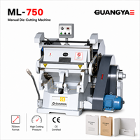 Presse de découpe à plat de 750 mm pour dossiers de présentation en papier et fournitures de papeterie professionnelle ML-750 – Machine à plier manuelle