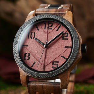 Montre en bois faite à la main de style vintage de luxe OEM avec bracelet en nylon éco-mode Logo personnalisé Livraison rapide quantité minimale de commande bas Commandes urgentes Bienvenue - Product Image 1