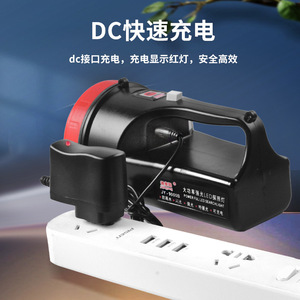 ไฟฉาย LED แบบชาร์จไฟได้ 6V ตัวเครื่องทำจากพลาสติก ปรับความสว่างได้ พกพาสะดวก สำหรับใช้ในบ้าน ภายนอกบ้าน และกรณีฉุกเฉิน - Product Image 4