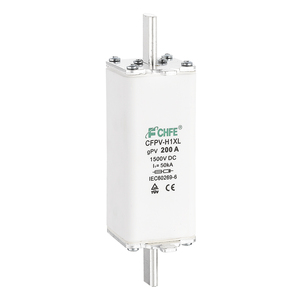 Série NH XL 35-500A 1500V DC, fusible en céramique et cuivre pour panneaux solaires photovoltaïques GPV, certifié CE TUV - Product Image 2