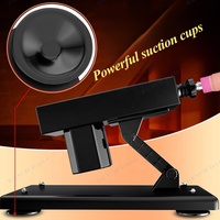 Máquina Sexual Inteligente Automática Ajustable de Alta Calidad para Adultos, Vibrador con Forma de Dildo, Pistola de Vibración, Masajeador Vibrador, Resistente al Agua IPX6