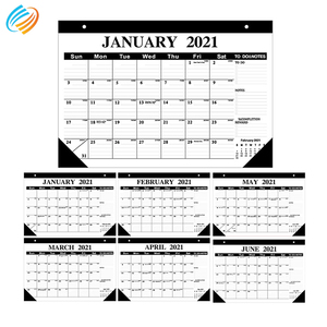 Calendrier personnalisé à succès avec logo, impression colorée, agenda hebdomadaire de bureau - Product Image 1