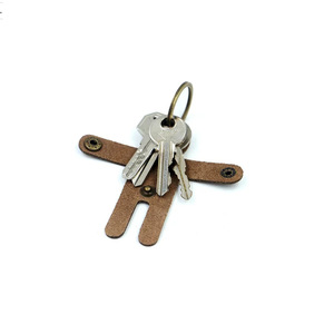 Llaveros creativos de cuero genuino, regalos personalizados, accesorios para bolsos y llaves, colgantes para coche, regalos promocionales. - Product Image 1