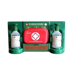 En stock avec trousse de premiers secours, flacon de lavage oculaire de 500 ml avec gobelet pour les yeux, flacon de lavage oculaire d'urgence - Product Image 1