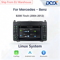 Lecteur multimédia automobile Linux 7 pouces pour Mercedes-Benz B200 (2004-2012), avec Android Auto et CarPlay sans fil, unité principale DSP