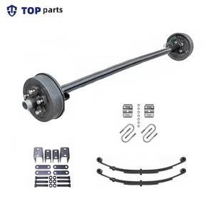 <span class=keywords><strong>Kit</strong></span> de Eje para <span class=keywords><strong>Remolque</strong></span> Agrícola, <span class=keywords><strong>Remolque</strong></span> para Caballos con Ruedas de Acero Tubular Redondo de 750k, Marca de Primera Calidad, Carga Útil Máxima de 1500 kg - Product Image 1