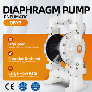 GODO QBY3-80S Manufacturer Pneumatic Diaphragm Acid <b>Pump</b> Waste Water Transfer AODD <b>Air</b> - Product Image 4