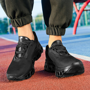 Zapatos Deportivos para <span class=keywords><strong>Hombre</strong></span>, Primavera 2024, Diseño Moderno, Acolchados, Ligeros, Transpirables, con Parte Superior de Malla - Product Image 4