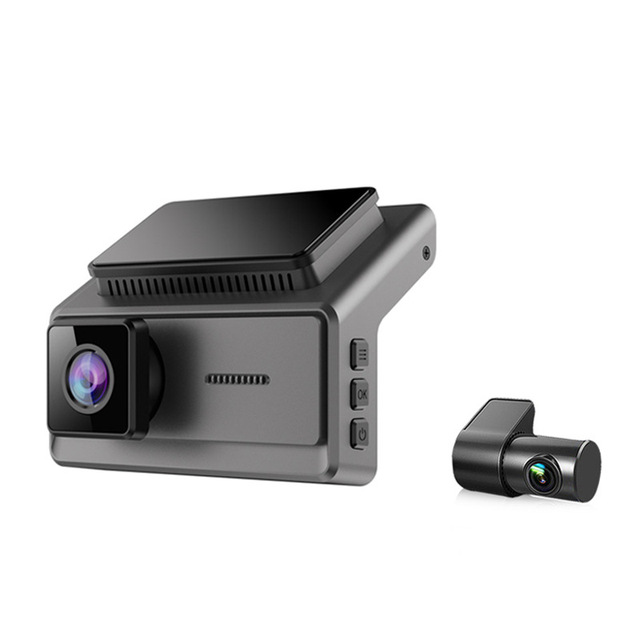 Dual Lens WIFI Car Dashcam 4K Front/1K Back 3.16 IPS Screen Video Recorder Super Nightvision 24h Parking Monitoring External GPS