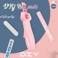 Ensemble de manucure en plastique pour enfants, vernis à ongles, jouets imprimés pour filles, beauté et mode