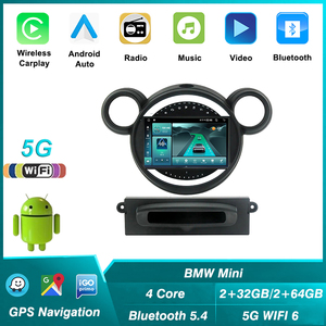 5G + 2.4G Dual Band Wifi 2 + 64G Xe Video Máy Nghe Nhạc 5.4 Cho BMW Mini 2010 2016 GPS Navigation Không Dây Carplay Android Tự Động - Product Image 2